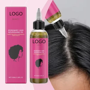 OEM Rosemary Hair Essential Oil Nourishes Soothes Tames Frizzy Hair Leaves Hair Smooth & Radiant