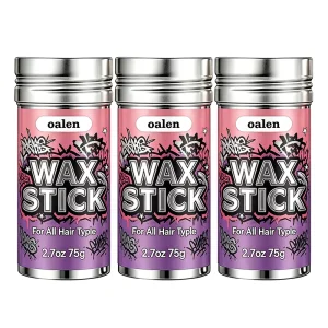 OEM Stock Private Label Hair Strong Hold Wax Stick Anti-Frizz Edge Control No Flaking Styling Wax Stick for Baby Hair