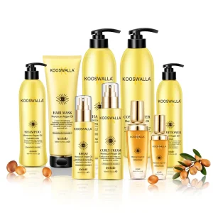 OEM Sulfate Free Natural Hair Mask Anti Hair Loss Keratin Biotin Argan Oil Shampoo and Conditioner Set Hair Care