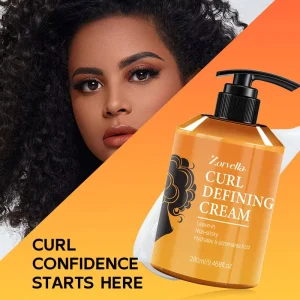 OEM Waterproof Argan Oil Curl Defining Cream for Wavy Curly Hair Moisturizing Deep Conditioning for Shine Bounce