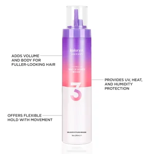 OEM Zero Gravity Mild Styling Moisturizing Volumizing Brightening Hair Foam Mousse 200ml