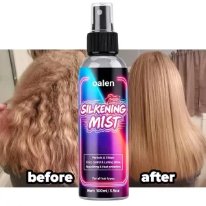 Oalen Luxfume Private Label Add Shine Moisturizing Split End Silk Mist Hair Spray for Straightening Hair