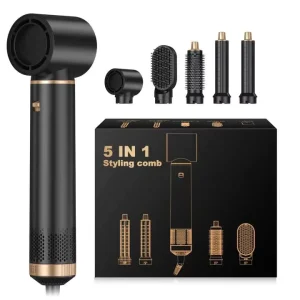 Oem Odm One Step Professional 5 in 1 Hair Dryer Set Multi Styler Hair Tools Iron Curling High Speed Blow Dryer Brush