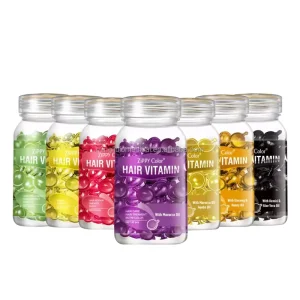 Oem Odm Organic Vegan Hair Oil Serum Capsules 30 Capsules Nourishing Hair Repairing Moisturizing No Side Effect 3 Years
