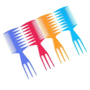Oil Comb Hairdressing Custom logo Salon Barber Personalized Wide Tooth Comb Plastic Hair Styling Wet and Dry Combs Hair Brushes