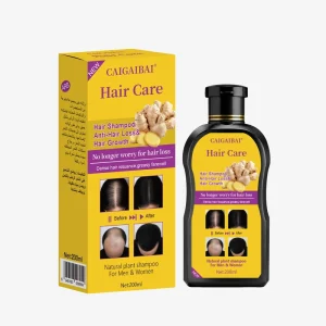 Oil Control Ginger Hair Regrowth Shampoo Organic Hair Care Anti Hair Loss Thickening Ginger Wash