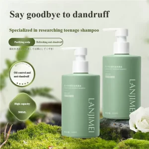 Oil Control Unisex Hair Care Shampoo Teenage Anti Dandruff Gel Formula Smooth Soothing Itch Relief Refreshing Hair Nourishing