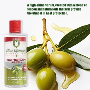 Olive Oil Coconut Oil Moisture Serum Heat Protection for Hair
