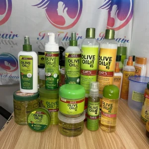 Olive Oil Shampoo and Conditioner Hair Serum Olive Oil Spray Eco Gel Shine Jam Hair Care Products Repair Nourish
