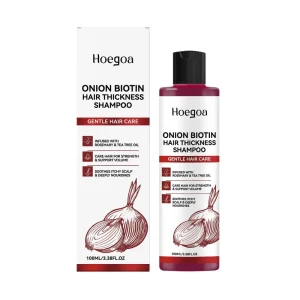 Onion & Biotin Hair Growth Shampoo With Natural Rosemary Anti Hair Loss Shampoo Thickening Hair Regrowth Treatment