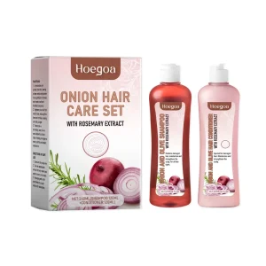 Onion Shampoo Set 2-in-1 Nourishing and Shine Enhancing Hair Care Kit for Dry Frizzy Hair Smoothing