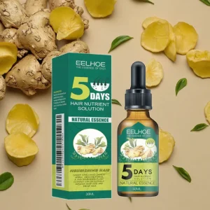 Organic 5 Day Loss Hair Care Essential Oil Ginger Natural Hair Growth Oil