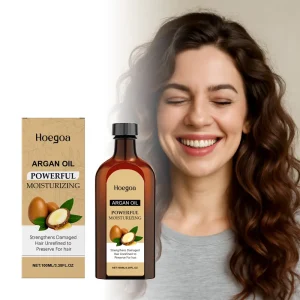 Organic Anti Frizz Radiance Moroccan Argan Oil Hair Care Essential Oil Glycerin Seeds 100% Pure Expeller Pressed Lightweight