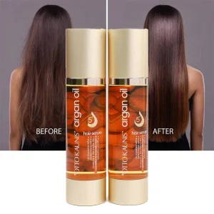 Organic Argan Oil Hair Serum Vitamin E Deep Repair Hair Essence Professional Hair Care