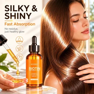 Organic Biotin Hair Growth Oil Serum for Scalp Nourishment Hair Loss Repair Keratin Hair Care Serum