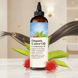 Organic Castor Oil Hair Essential Oil Treatment Organic Ingredients and Suitable for All Hair Types
