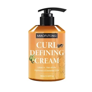 Organic Curl Booster Defining Cream for All Curls Hair Anti Frizz Conditioner Nourishing Curly Hair Knot Knot