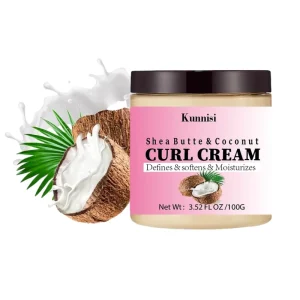 Organic Curl Defining Butter Straight Hair Wave Styling Care Product Private Label Natural Shea Oil Conditioner Curly Smoothing