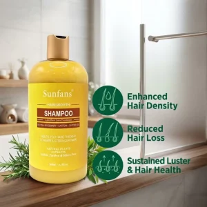 Organic Daily Care Hair Growth Shampoo Conditioner Tea Tree Oil Rosemary Mint Natural Hair Loss Prevention