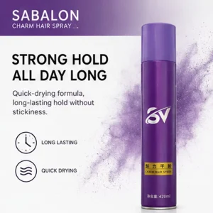 Organic Fair Trade Hair Heat-Protecting Texturizing Styling Spray Strong Hold Anti-Frizz Humidity Resistance for All Hair