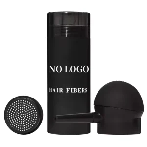 Organic Hair Fiber 75g Hair Building Fibers Thick Dark Brown Private Label Hair Fiber Powder