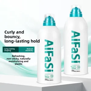 Organic Hair Loving Curl Enhancing Strong Hold Foam Hair Wax for Curly Hair Moisturizing & Bouncy Voluminous Styling