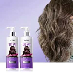 Organic Hair Styling Products Private Label Moisturizing Glossy Repair Strong Hold Hair Dryness Curling Elastin Hair Care