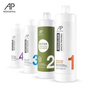 Organic Herbal Argan Oil Keratin Hair Smoothing Treatment Set Professional Brazilian Keratin Hair Straightening Treatment