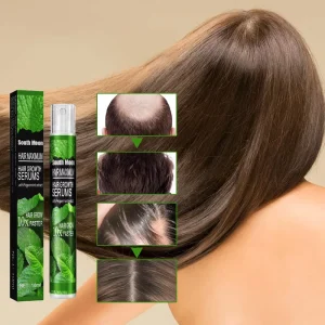 Organic Herbal Daily Instant Hair Regrowth Serum Concentrated Formula Smoothing Repairing Moisturizing