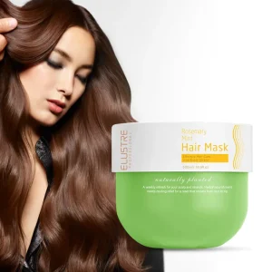 Organic Herbal Hair Mask for Dry Hair Keratin and Rosemary Infused Deep Nourishing Scalp Repair Cream