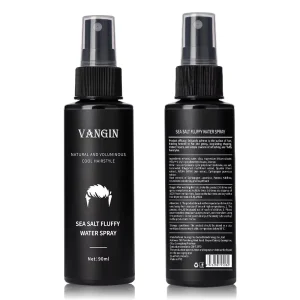 Organic Herbal Sea Salt Hair Styling Spray Strong Hold with Fluffier Texturizing Effect Heat Protection for Frizzy Hair
