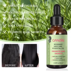 Organic Herbal Vegan Pure Natural Rosemary Hair Care Essential Oil Moisturizing Nourishing Repairing Hair Protecting Scalp