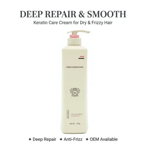 Organic Moisturizing Nourishing Smoothing Care Cream Conditioner with Coconut Oil & Amino Acid