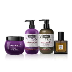 Organic Natural Hair Care Argan Oil Shampoo and Conditioner Hair Oil Keratin Collagen Hair Mask