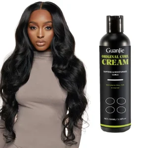 Organic Natural Herbal Hair Curly Styling Products Hair Curl Enhancers Defining Cream