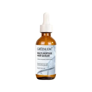 Organic Peptide Hair Serum 60ml Vegan Daily Use for Damaged Hair Growth Thickness Nature Fragrance with Argan Oil Anti Hair Loss