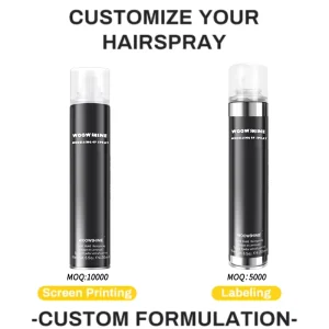 Organic Quick Dry Heat Protection Texturizing Long Strong Hold 420ml Hair Spray for Curly Hair & Hair Extension