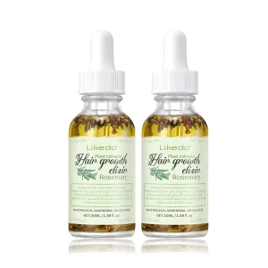 Organic Rosemary Essential Oil Hair Growth Oil for Curly Hair Alcohol Free & Hair Loss Prevention