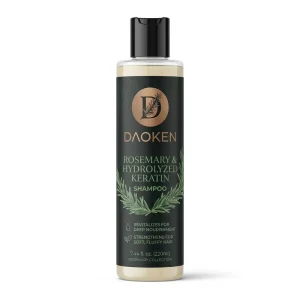 Organic Rosemary Hair Growth Shampoo for Men and Women Natural Thickening and Strengthening Shampoo, 7.4 Fl oz