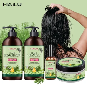 Organic Rosemary Oil Hair Conditioner Treatment Shampoo for Growth for Curly and Dry Hair