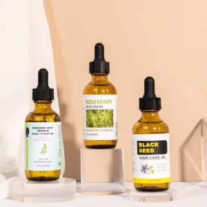 Organic Rosemary Peppermint Oil Natural Hair Scalp Growth Oil for All Hair