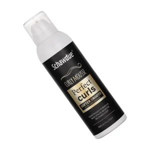 Organic Unisex Curly Foam Hair Mousse with Anti Frizz and Heat Protection for Damaged and Hair Extension Styling