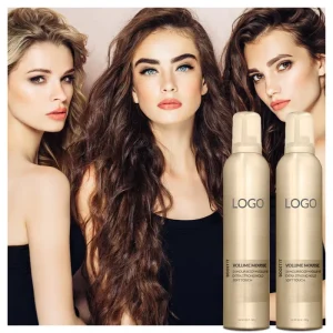 Organic Vegan Cruelty Free Salon No Watery Silken Lightweight Alcohol Free Styling Foam Mousse for All Style