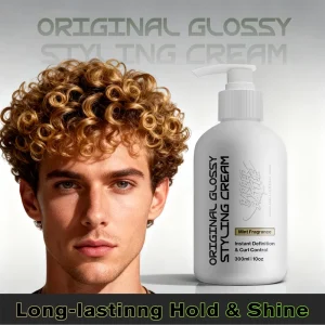 Original Glossy Styling Cream One Stop OEM ODM Bulk Curl Hair Definition GMPC
