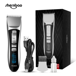 PGC 670 4 in 1 Professional Pet Clipper for Dog Grooming Cordless Electric Hair Trimmer with Multiple Blades