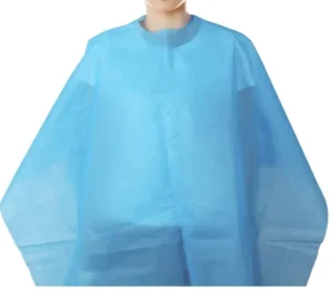 PP Non Woven Disposable Hairdressing Cape for Barber Hairdresser Salon Use Hair Cutting Cape