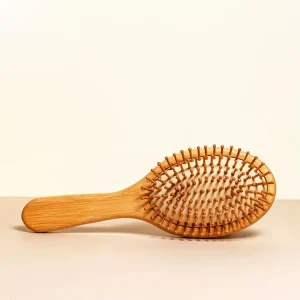 Personalized Bamboo Lice Comb & Laser Hair Brush for Home Use Cleaning & Massage