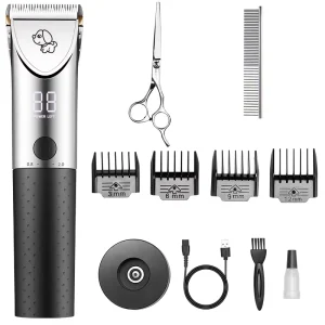 Pet Hair Clipper Kit Professional Electric Hair Clipper Trimmer for Dog