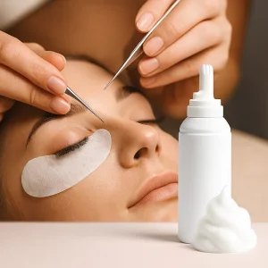 Pillow Soft Aerosol Whipped Foam Mousse Private Label Zero-Sting Eyelid Cleanser Custom Fragrance for Sensitive Eyes