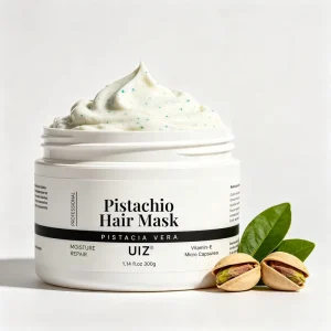 Pistachio Hair Mask Soften Nourishing Treatment Peptide Hair Cream Hair Care Mask for Repair